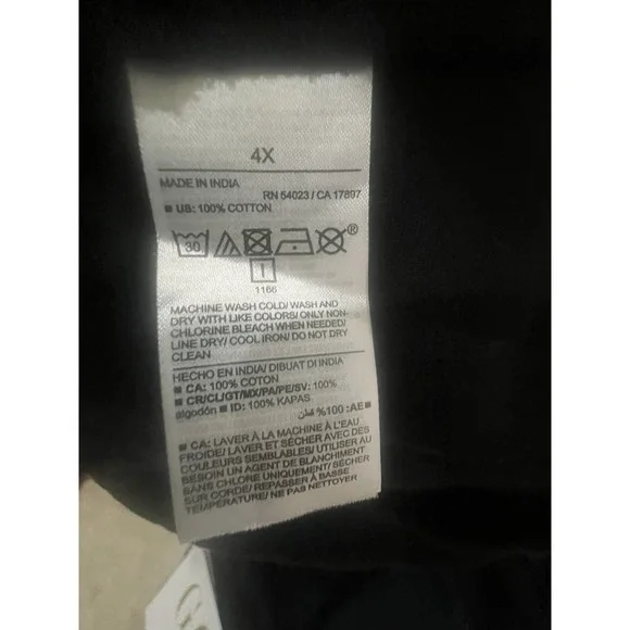 New Old Navy Top Black 4X Babydoll Poet Boho Cottagecore Vacation Prairie - Picture 6 of 8